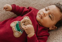 Carica l'immagine nel visualizzatore di Gallery, Tutina Teddy Borgogna