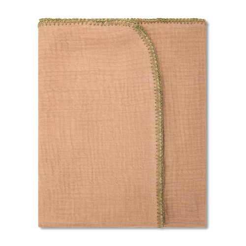 Mussola tripla garza Beige