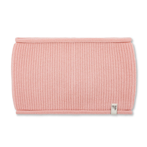 Ribbed Neck Warmer Pink Curl