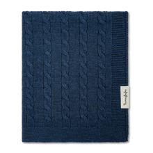 Carica l&#39;immagine nel visualizzatore di Gallery, Coperta Treccia Denim