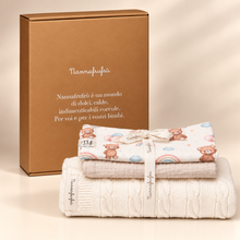 Carica l'immagine nel visualizzatore di Gallery, Baby set nascita Orsetto beige