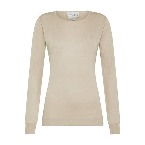 Cashmiretta in Seta e Cashmere Beige