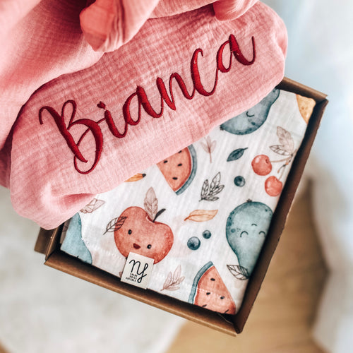 Baby set mussola Fruit