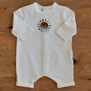 Sun White Birth Romper