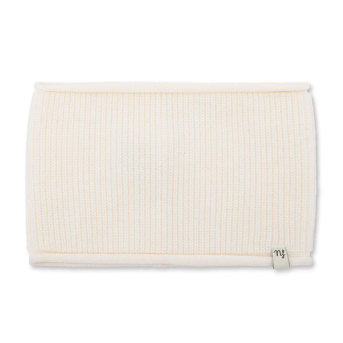 Ecru Curl Ribbed Neck Warmer