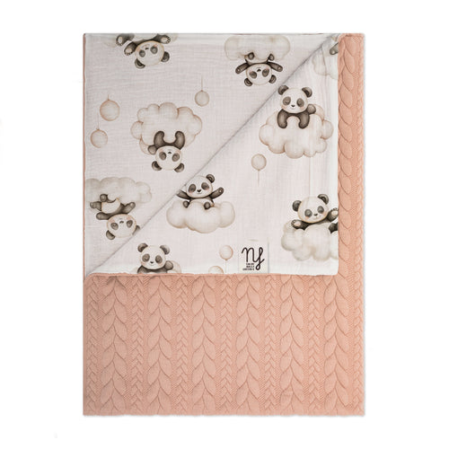 Coperta culla Panda