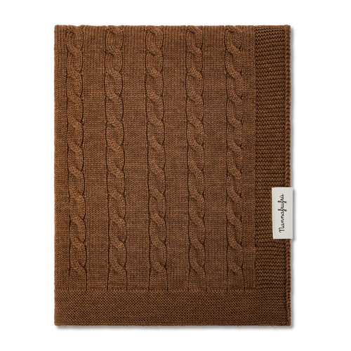 Coperta Treccia Mocha