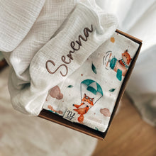 Load image into Gallery viewer, Baby set mussola Fox viaggiatore