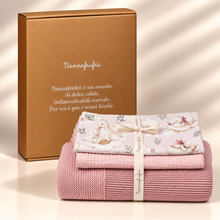 Carica l'immagine nel visualizzatore di Gallery, Baby set nascita Ochetta rosa