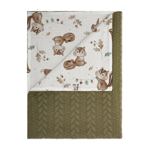 Coperta culla Scoiattolo