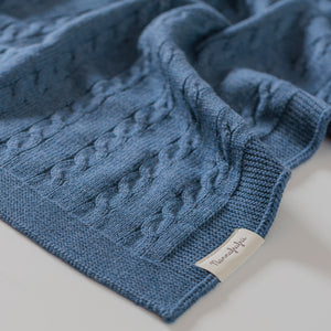 Coperta Treccia Denim