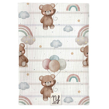 Carica l&#39;immagine nel visualizzatore di Gallery, Baby set nascita Righe Orsetto