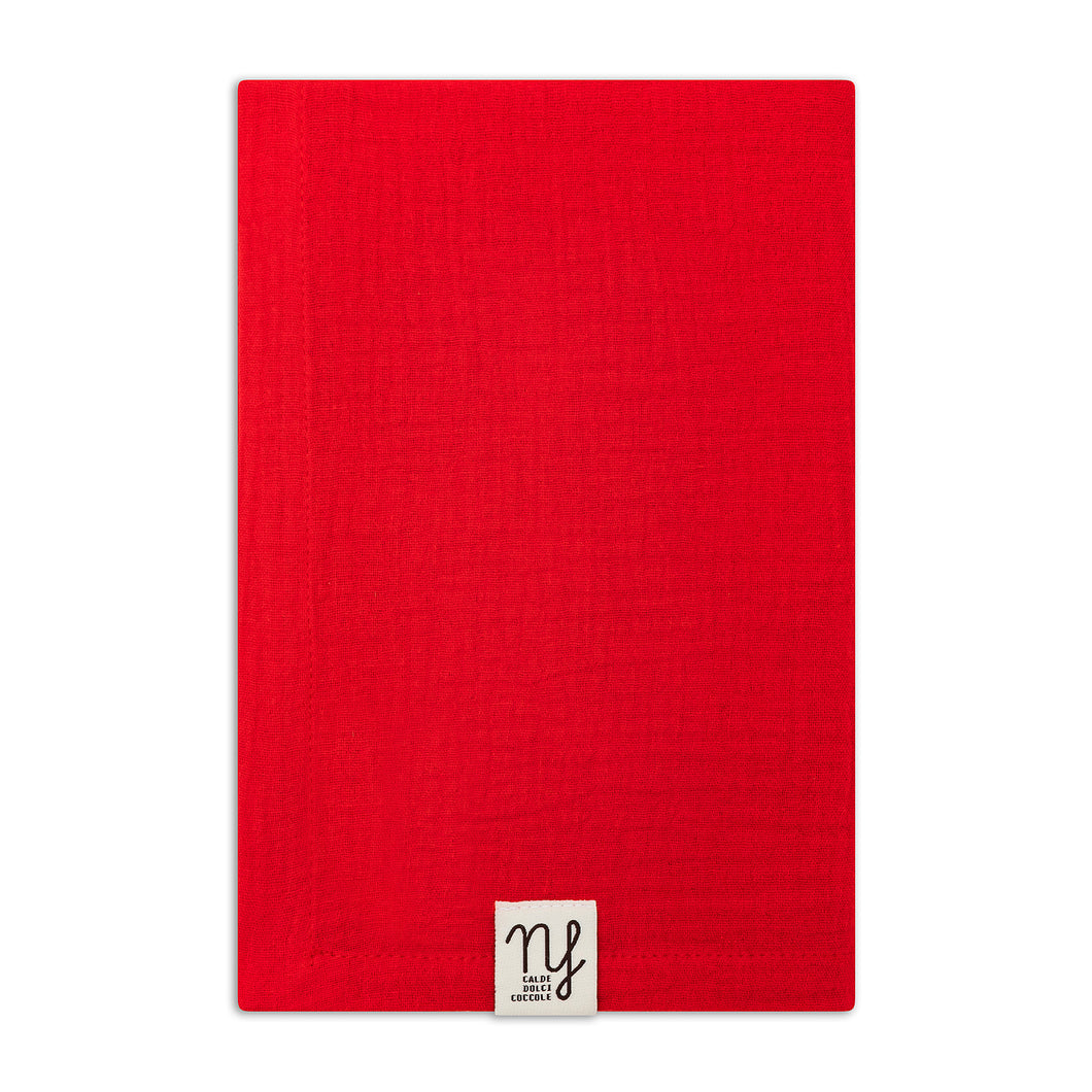 Mussola Rosso rubino