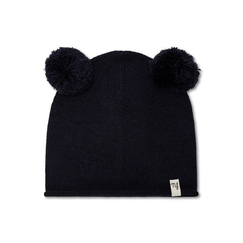 Cappellino pure pompon Blu