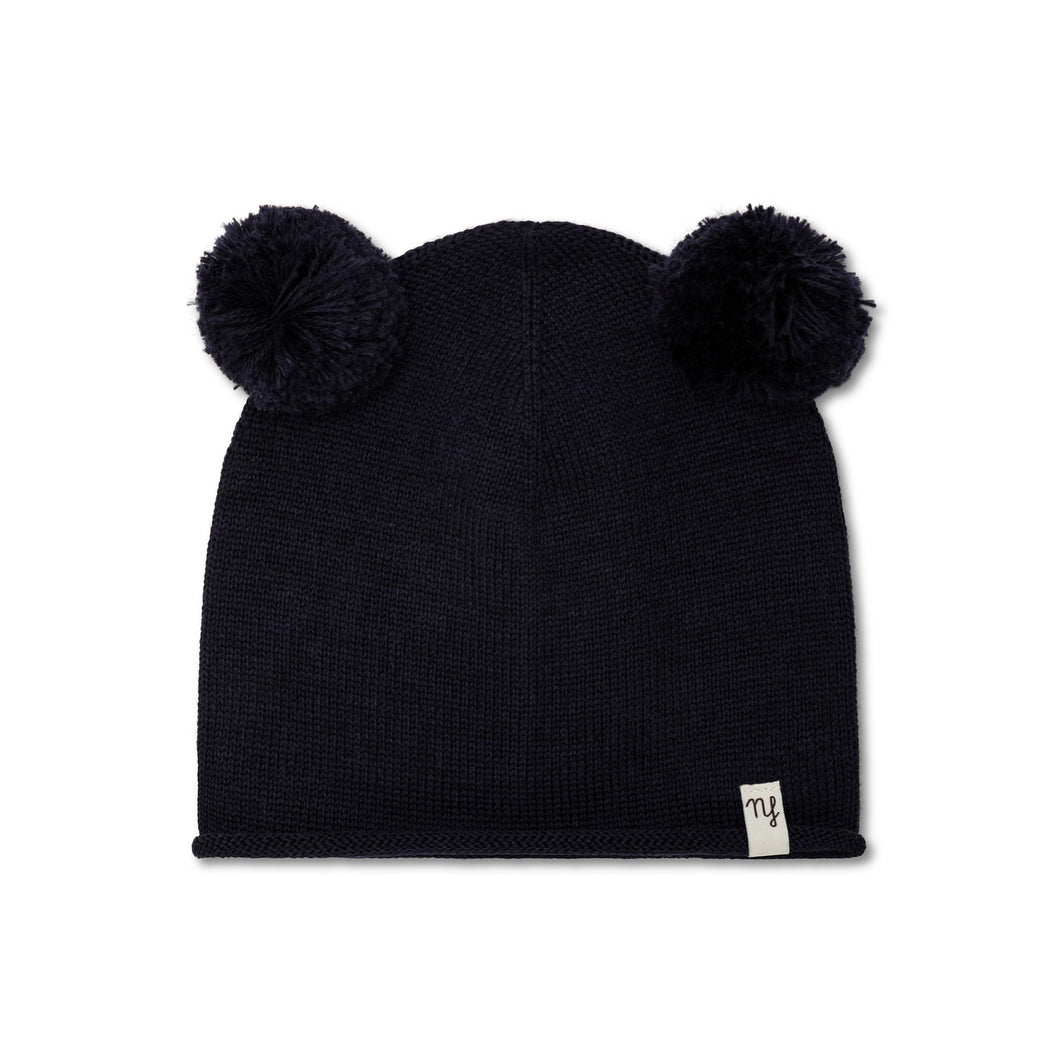 Cappellino pure pompon Blu