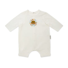 Load image into Gallery viewer, Sun White Birth Romper