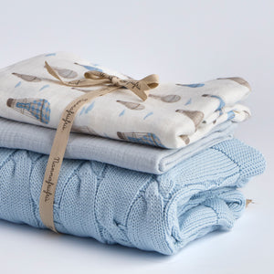 Baby set Nascita Mongolfiera