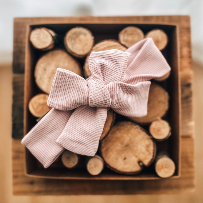 Fascetta Fiocco Rosa