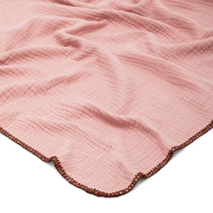 Mussola tripla garza Rosa