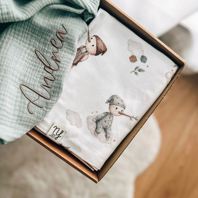 Baby set mussola Pinocchio