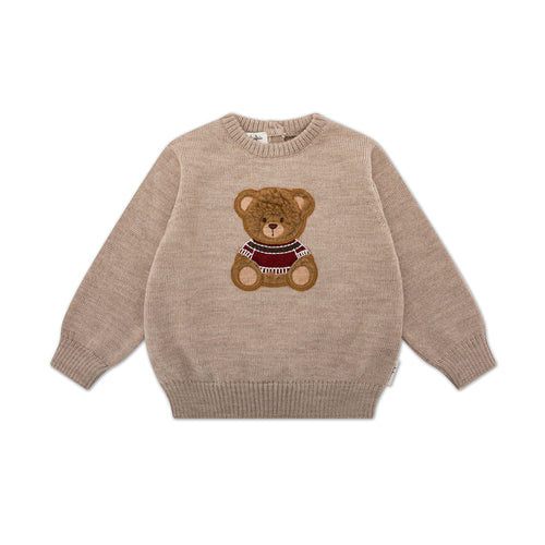 Maglione Teddy Beige
