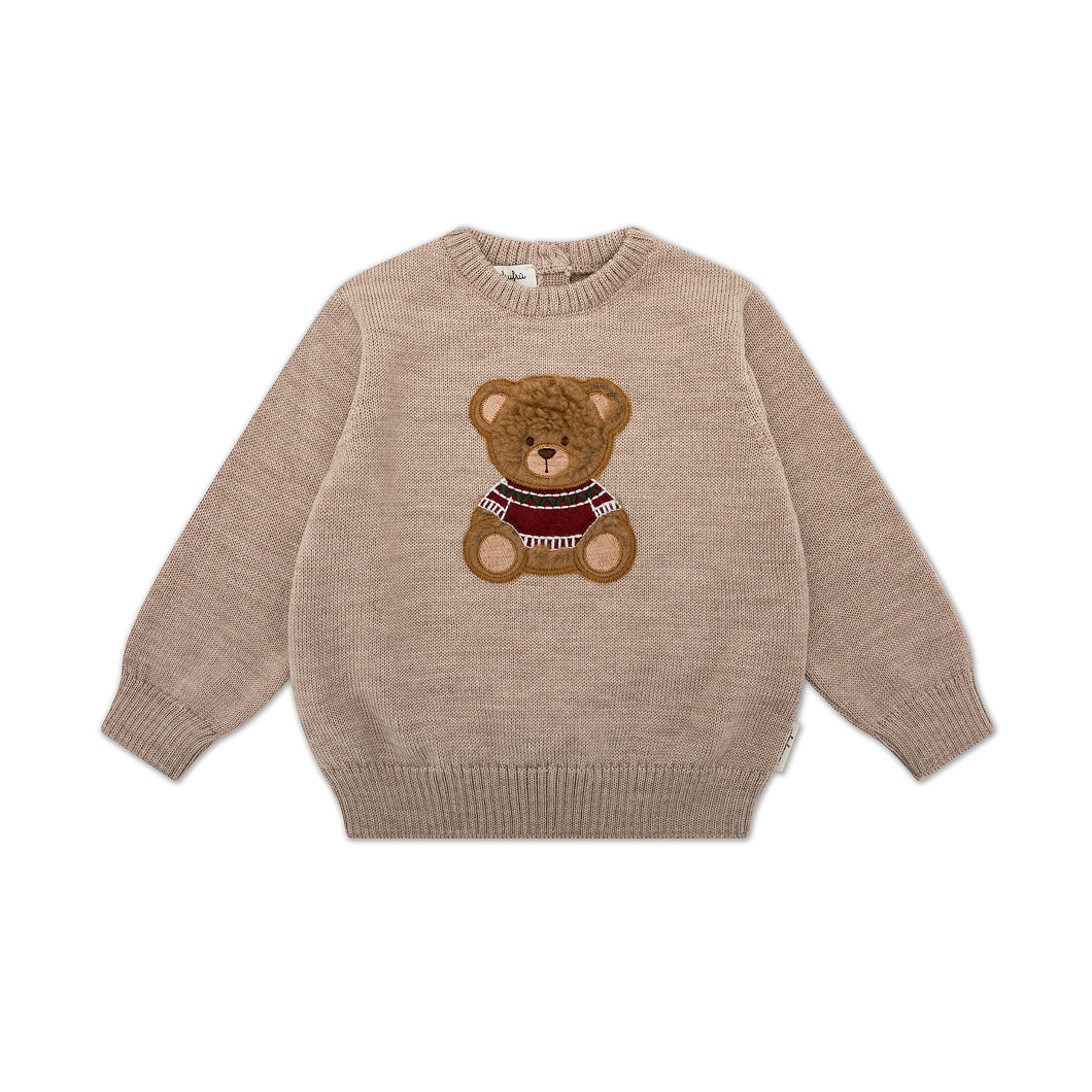 Maglione Teddy Beige
