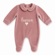 Load image into Gallery viewer, Personalized Chenille Sleepsuit