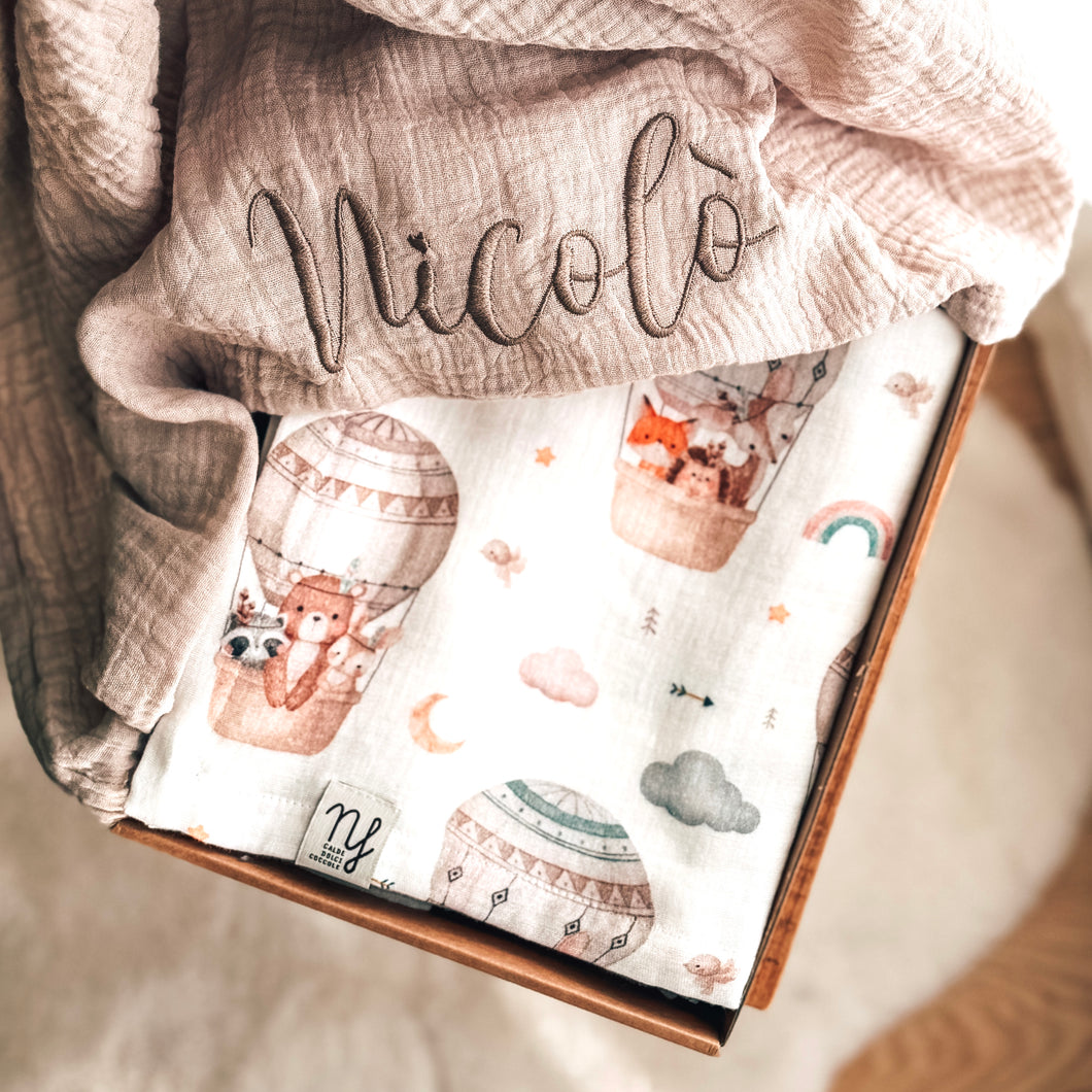 Baby set swaddle Augh Balloons