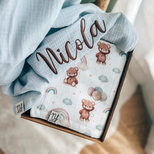 Baby set mussola Orsetto