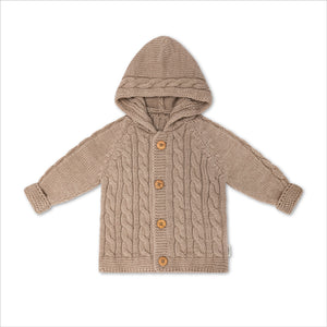 Cappotto Treccia Beige 100% Lana