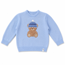 Carica l'immagine nel visualizzatore di Gallery, Maglione Teddy Azzurro