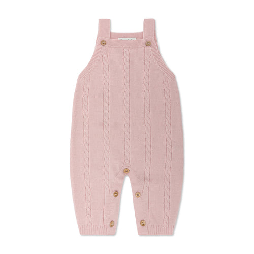 Pink overalls 100% Wool