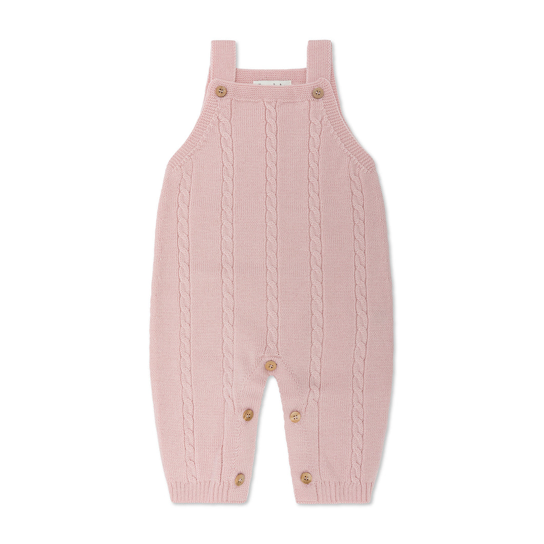 Pink overalls 100% Wool