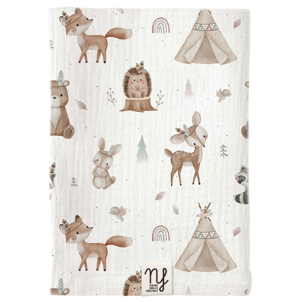 Mussola Animaletti Augh