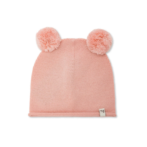 Cappellino pure pompon Rosa