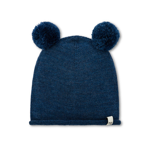 Cappellino pure pompon Denim