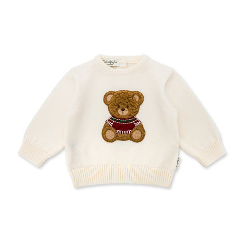 Maglione Teddy Ecrù