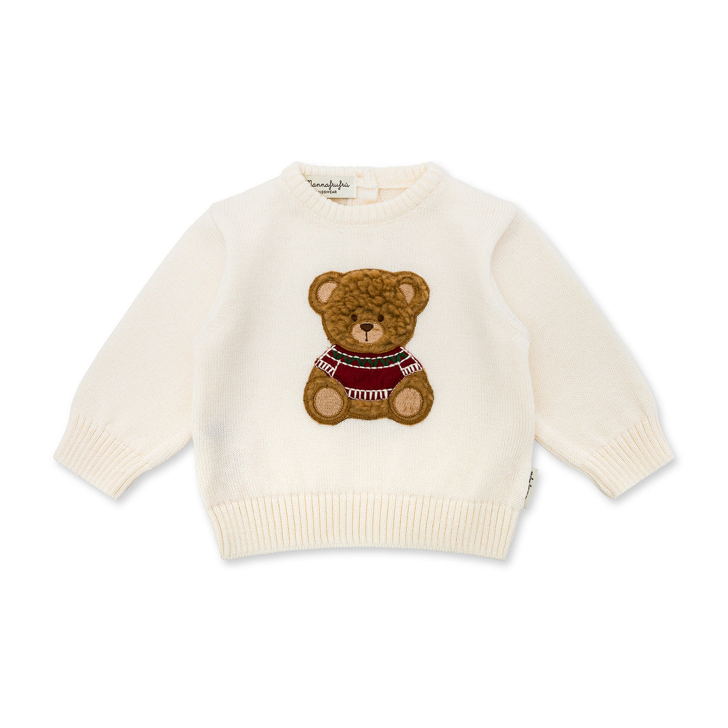 Maglione Teddy Ecrù