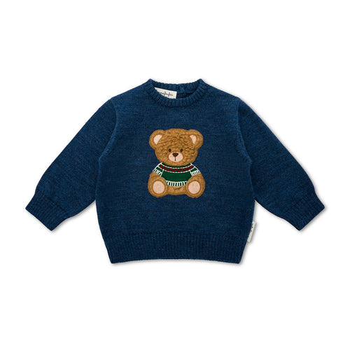Maglione Teddy Denim
