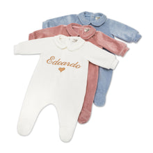 Load image into Gallery viewer, Personalized Chenille Sleepsuit